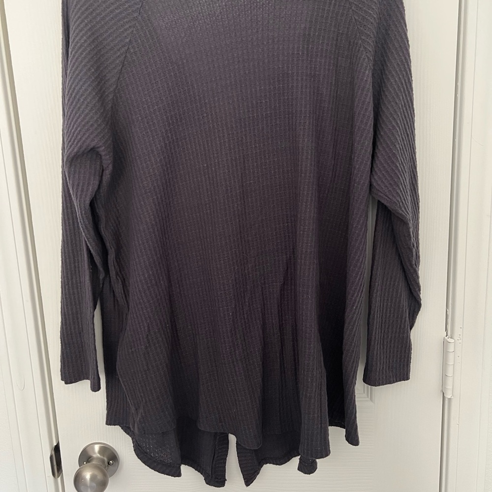 Dark Blue Torrid Button Down Sweater - image 2